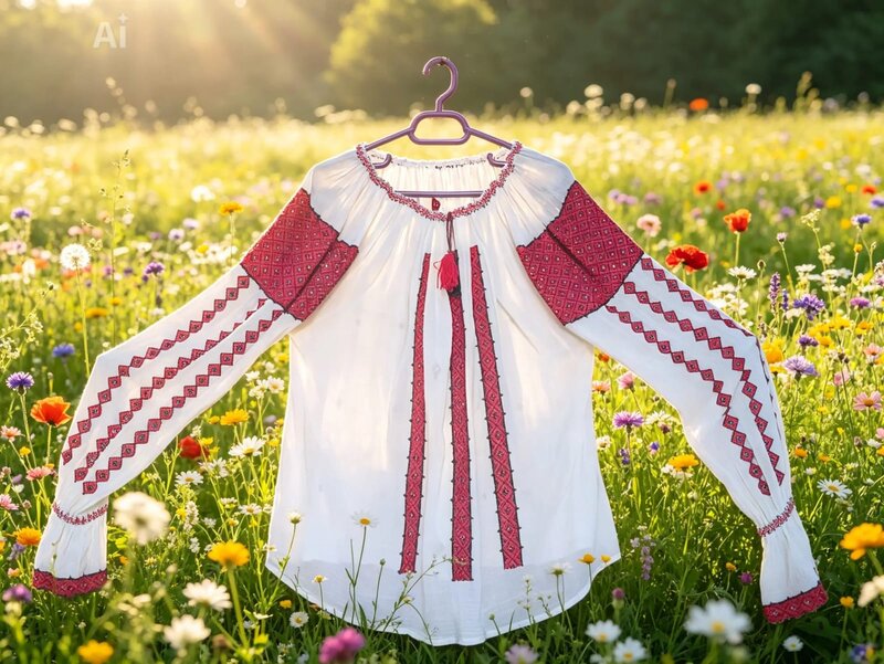 Vand costum popular autentic Muntenia, stare excelenta