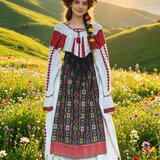 Vand costum popular autentic Muntenia, stare excelenta